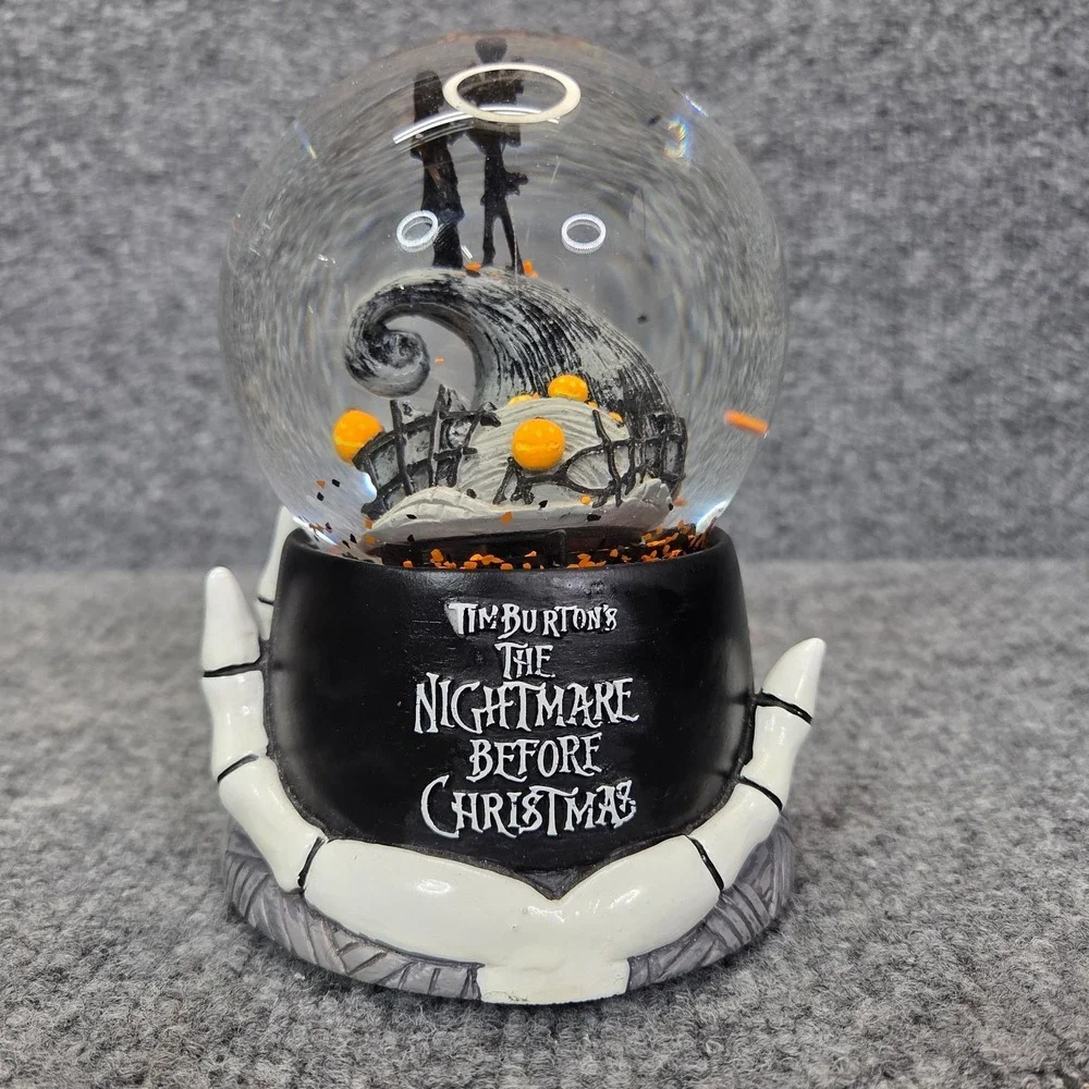 Nightmare Before Christmas THIS‎ IS HALLOWEEN Musical Snow Globe 1993 Tim Burton